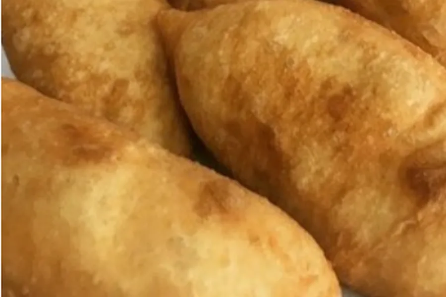 Пирожки жареные с ливером и рисом с пылу с жару