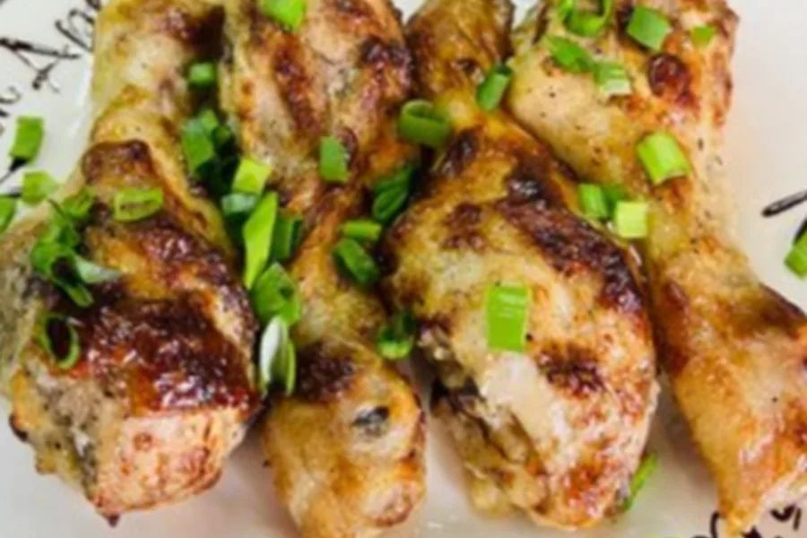 Куриные ножки с чесночком и майонезом в духовке