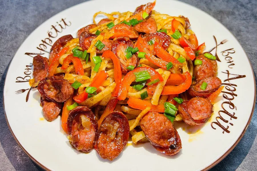 Паста «Напоритан» - очень вкусно