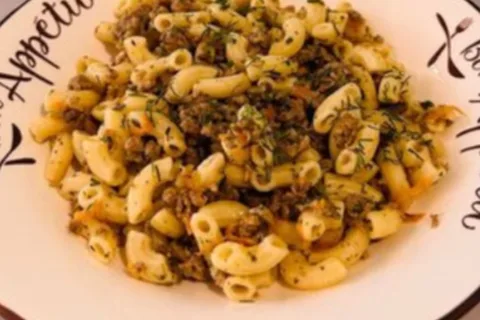 Макароны по-флотски по-домашнему