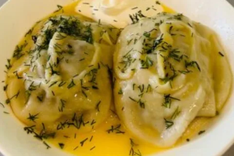 Манты Курица и картошка