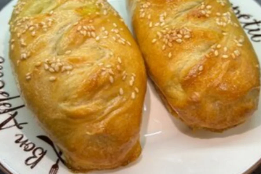 Сосиска в тесте с картошкой Вязанка рубленая